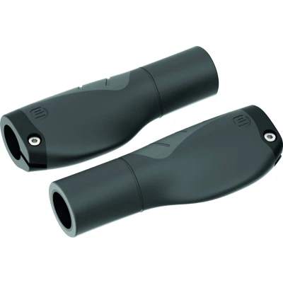 Afbeelding van Ergotec Grip aero 2 set handvatten 2x132mm zwart/grijs