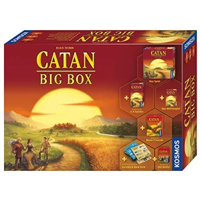 Afbeelding van Kosmos 693152,Catan Big Box, Bordspel, Duitstalig,Tan