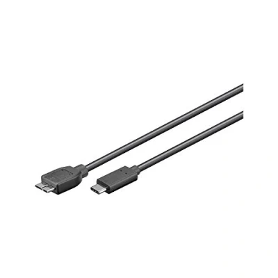 Afbeelding van Goobay USB C™ to Micro B 3.0 Cable, Black 1 m