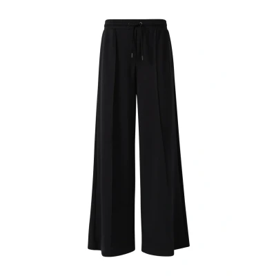 Afbeelding van comma casual identity wide leg regular waist broek zwart