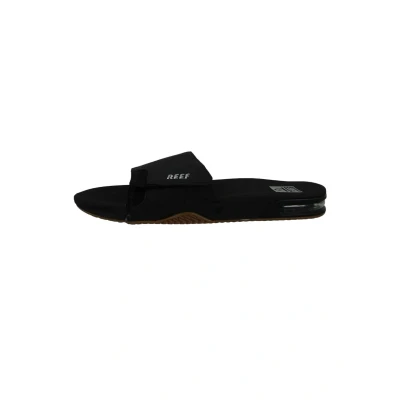 Afbeelding van Slipper Reef Men Fanning Slide Black Silver Schoenmaat 39