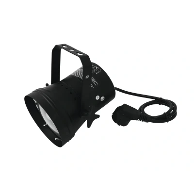 Afbeelding van Eurolite Par 36 T Pinspot Met stekker Zwart Lamp Puntspot 230 V AC 50 Hz IP20