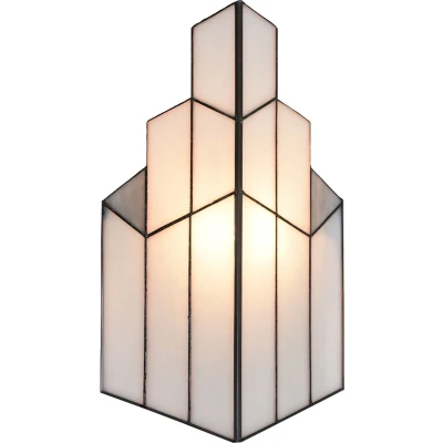 Afbeelding van Clayre &amp; Eef Cremekleurige Wandlamp Tiffany 36*4*21 cm 5LL 6121
