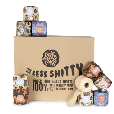 Afbeelding van The Good Roll WC Papier Panda Edition 24 Rollen