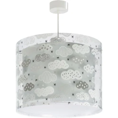 Afbeelding van Dalber Kinder hanglamp plafondlamp kinderkamer kinderlamp Clouds Wolken grijs