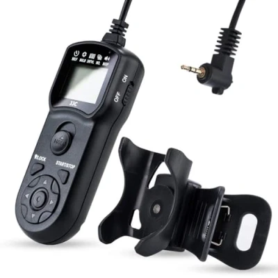 Afbeelding van JJC Multifunctionele Timer Afstandsbediening met Statief Houder Klem voor OM System 1, 5, Olympus D E M1X, M1 Mark II, III, EM5 III Camera Vervangt RM CB2