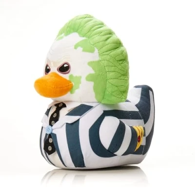 Afbeelding van TUBBZ Beetlejuice Collectable Rubber Duck Plushie Officiële Betelgeuze merchandise Horror TV &amp; Movies Zacht speelgoed