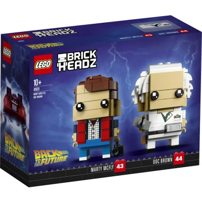 Afbeelding van LEGO BrickHeadz Marty McFly &amp; Doc Brown 41611