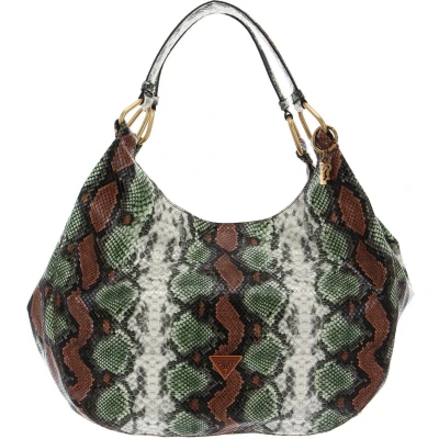 Afbeelding van GUESS Handtas Schoudertas Becci Large Carryall Sage Multi Crème