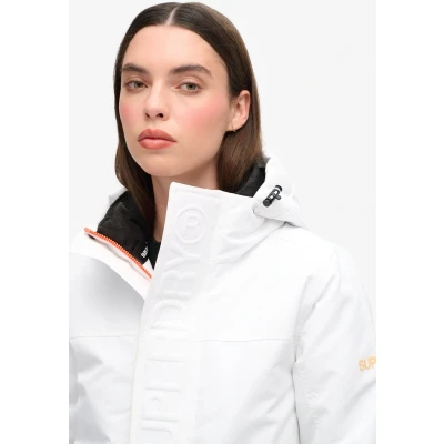 Afbeelding van Superdry Vrouwen Ultimate Windbreaker jas met Capuchon Wit Grootte: 38