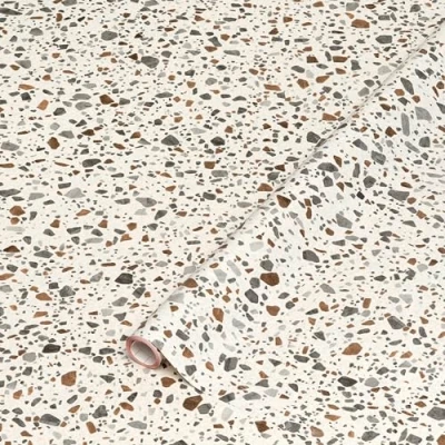 Afbeelding van d c fix Decoratiefolie zelfklevend Stenen optiek terazzo 67,5 x 200 cm