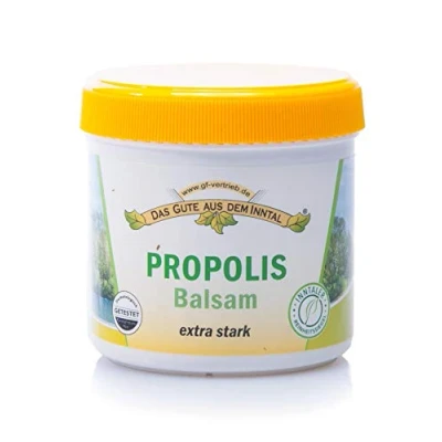 Afbeelding van Inntaler Propolis balsem extra sterk (200 ml), bescherming voor de gevoelige huid, bevordert regeneratie, verlicht jeuk en spanningsgevoel, bevat waardevolle oliën, made in Germany