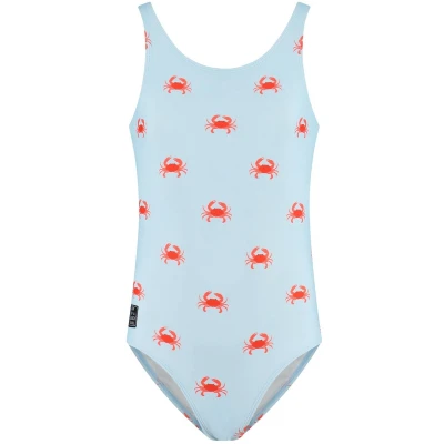 Afbeelding van Son of a Beach Crab Meisjes Badpak maat 146 152 Blauw