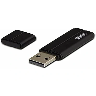 Afbeelding van Mymedia USB 2.0 stick 64GB, zwarte blisterverpakking