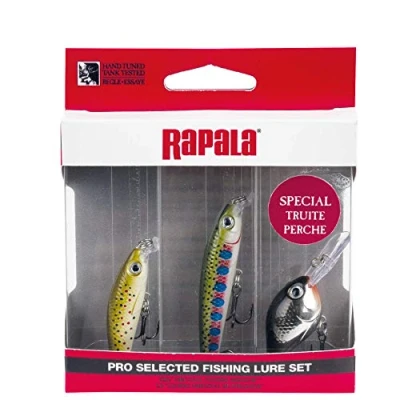 Afbeelding van Rapala Ultra Light visaas kit forel en baars aas Shad 4cm, Minnow 6cm Crank 3cm zoetwater Geproduceerd in Estland meerkleurig