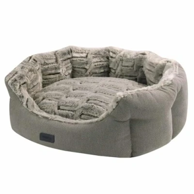 Afbeelding van Nobby Comfort bed ovaal CACHO lichtbruin 86 x 70 24 cm