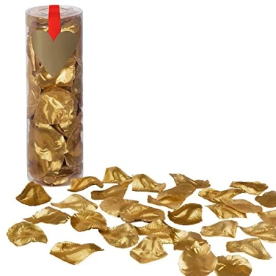 Afbeelding van Boland 288 Rozenblaadjes Goud Geen thema Valentijn Feestversiering Liefde