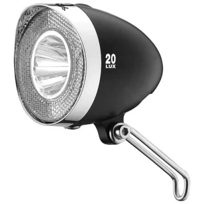 Afbeelding van XLC Koplamp Retro Led Zwart