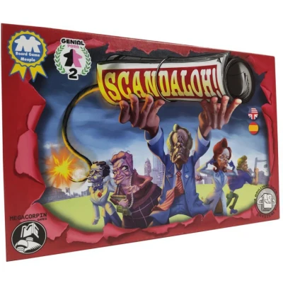 Afbeelding van Scandaloh Bordspel Engelstalige Editie Megacorpin Games