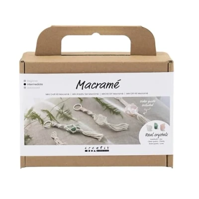 Afbeelding van CC Mini Hobbyset Macramé Sleutelhangers kristallen