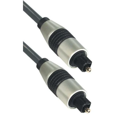 Afbeelding van Digitale optische Toslink audio kabel 6mm / zwart 3 meter