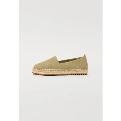 Afbeelding van Marc O&#039;Polo GEM Espadrilles, Dames, Maat: 36, Khaki Veloursleer