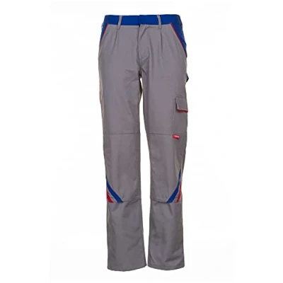 Afbeelding van Planam 2324052 Maat 52 &quot;Highline&quot; Broek Khaki/Marron/Zink 54 Zink/Royal Blauw/Rood