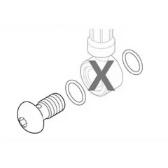 Afbeelding van Shimano Schijfremboutje banjo SM BH60 Y8H098010