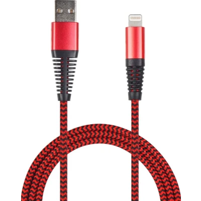 Afbeelding van 2GO 795946 Lightning kabel 1 m Rood