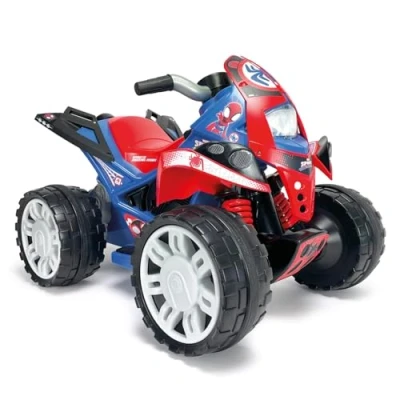 Afbeelding van Injusa Spider Man The Beast accuvoertuig quad 12V blauw/rood