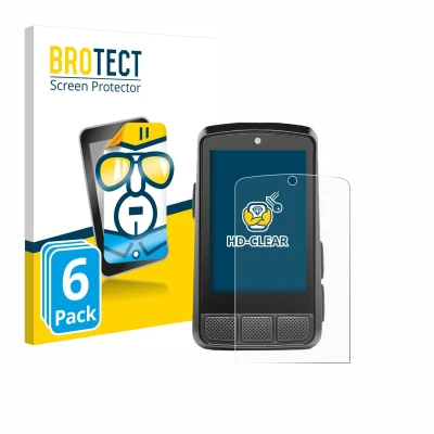 Afbeelding van BROTECT Screenprotector voor Wahoo Elemnt Bolt 3 Folie Beschermfolie transparant (6 Stuks)