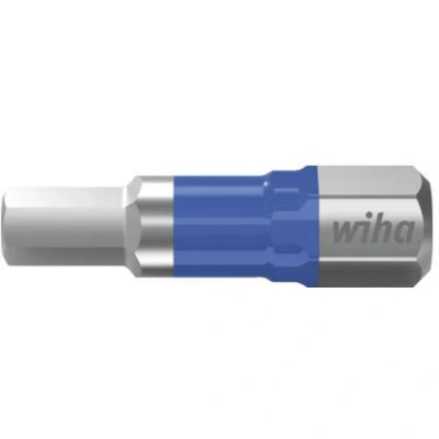 Afbeelding van 6x Wiha Bitset T bit 25 mm Zeskant (maat 6) 5 delig 1/4 in box (41614)