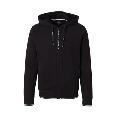Afbeelding van Armani Exchange Sweater met rits, Heren, Maat: Small, Black
