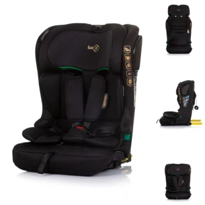 Afbeelding van Autostoel Chipolino Isofix Lux X I Size Groep 1/2/3 76 150 cm Zwart