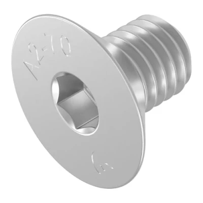 Afbeelding van SECCARO verzonken schroef M8 x 12 mm, roestvast staal V2A VA A2, DIN 7991 / ISO 10642, binnenzeskant, 20 stuks