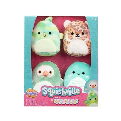 Afbeelding van Squishville SQM0469 Prehistorische squad, superzachte mini quishmallows, 5 cm pluche figuren