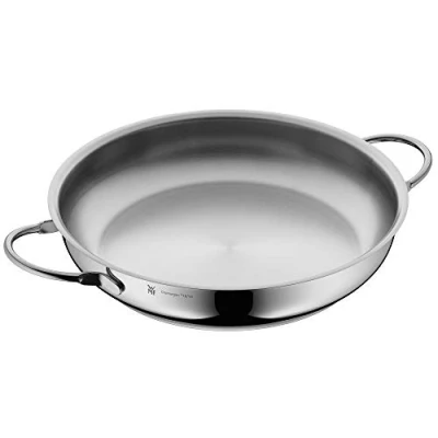 Afbeelding van WMF Professionele serveer /braadpan 20 cm inductie, roestvrij stalen pan ongecoat, Cromargan staal gepolijst, ovenvast