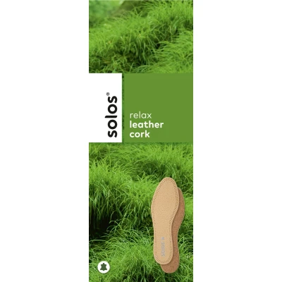 Afbeelding van Solos 346 Leather Cork Opvulzool Naturel 42