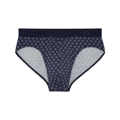 Afbeelding van HOM Cyrus Mini briefs H01 Navy print mannen S