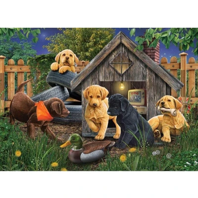 Afbeelding van Cobble Hill puzzle 1000 pieces In the Doghouse