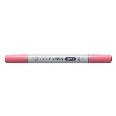 Afbeelding van COPIC Ciao Marker Type RV 14, Begonia Pink, veelzijdige lay out marker, op alcoholbasis, met een medium breedte en penseelpunt.