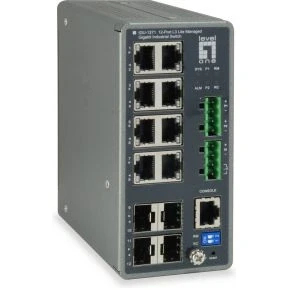 Afbeelding van LevelOne IGU 1271 Managed L3 Gigabit Ethernet (10/100/1000) Grijs