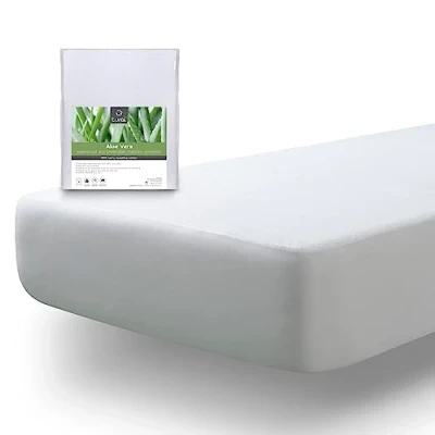 Afbeelding van Tural Matrasbeschermer 90x190/200 cm Aloë Vera Ademend topmatras Gecertificeerd Oeko Tex Waterdichte topper