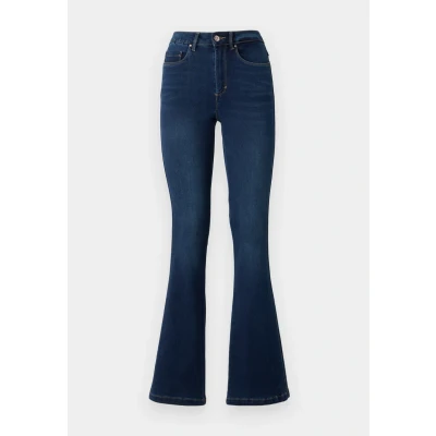 Afbeelding van ONLY Onlroyal Flared Jeans, Dames, Maat: XSx34, Dark blue denim