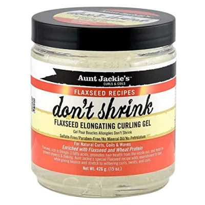 Afbeelding van Aunt Jackie&#039;s Flaxseed Dont Shrink Curling Gel 426 gr