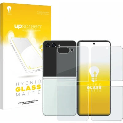 Afbeelding van upscreen Screenprotector voor Samsung Galaxy Z Flip 5 (Voor+Achter) Folie Beschermfolie Beschermglas matte