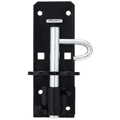 Afbeelding van Merriway BH01736 100 mm type 2A zeer belastbare grendel, zwart/wit