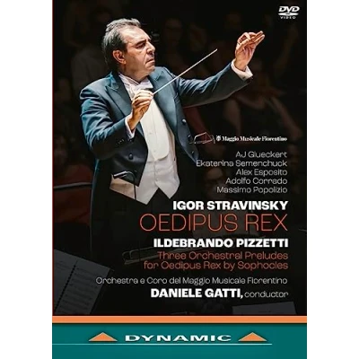 Afbeelding van Orchestra E Coro Del Maggio Musicale Fiorentino Stravinsky : Oedipus Rex/Pizzetti: Three Orchestral Preludes (DVD)