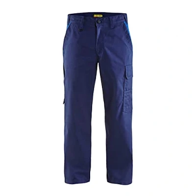 Afbeelding van Blaklader Industrie werkbroek stretch 1444 1832 Marineblauw/Korenblauw C58