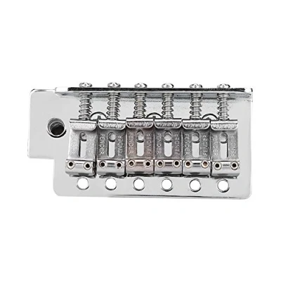 Afbeelding van Gitarre Tremolo Bridge, Zink Legierung 6 Saiten E Br¨¹cke Single Locking System mit Bar f¨¹r Gitarren